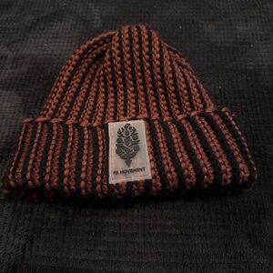 FP Movement by Free People Striped Knit Beanie Winter Hat
